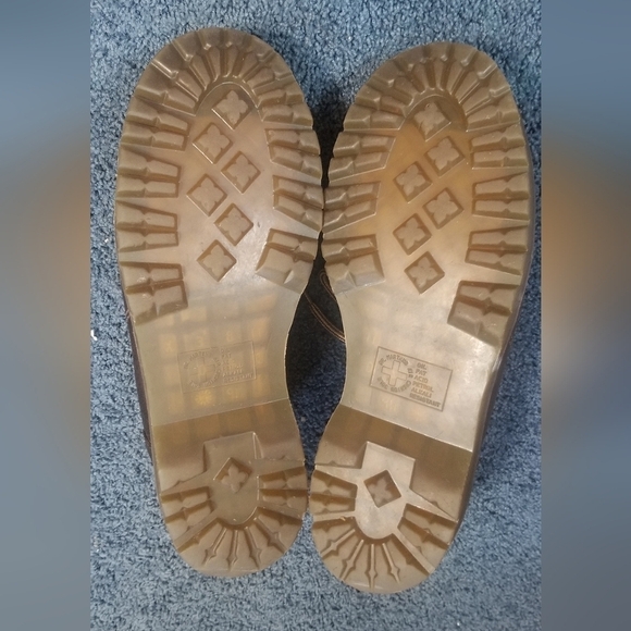 Dr. Martens Chunky Derby D-Ring Leather Men's Shoes. Air Cushioned Soles Size 12 - Picture 8 of 14